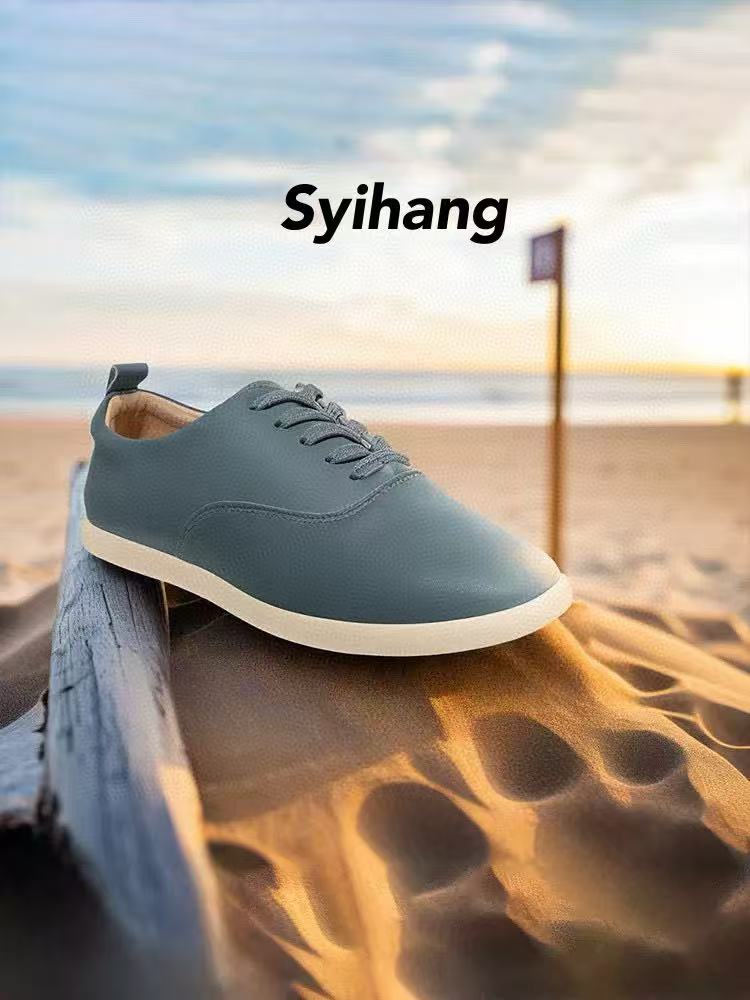 Lightweight and Comfortable AceLite Tie Women's Leather Flat Shoes(second-hand)