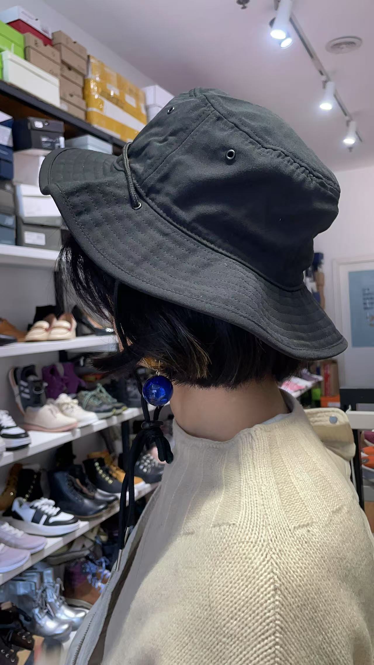 High quality cotton UV resistant bucket hat(second-hand)